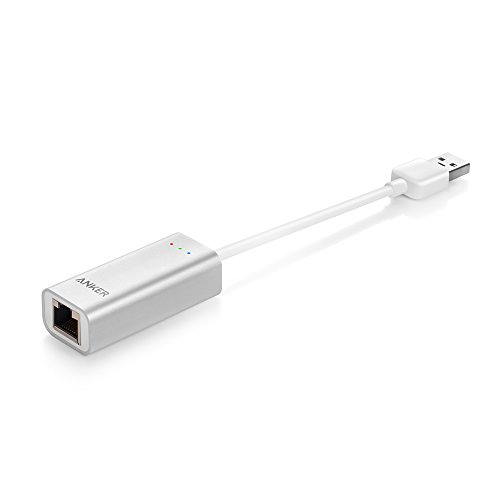 Anker USB 3.0 auf RJ45 10/100/1000 Gigabit Ethernet Adapter, Netzwerkadapter für Macbook Ultrabook , Windows 10/ 8.1 / 8/7 / Vista / XP usw. (Aluminium Silber) - 4