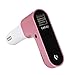 Produktbild Wokee Bluetooth FM Transmitter-Car Kit MP3 Musik Player Wireless BT FM Sender Radio & USB Ladegerät Aux-Wireless mp3 Player Audio Radio Adapter freisprecheinrichtung LED Anzeige (Rose Gold)