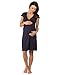 The Essential One - Nursing Nightie Navy - EOM117 - Medium