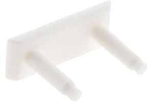 Zenitech - Lot de 6 Caches Prises 2P - Blanc - Sécurité Enfant - Compatible Prises Standards - Installation Facile Sans Outils - Design Discret et Élégant - Accessoires Informatique et Maison - 5 cm