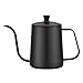 Produktbild ZqiroLt Kessel, 600ml Pour Over Kettle Coffee Maker Edelstahl Gooseneck Tee-Pot Jug-Black 600ml"