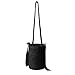 Produktbild bucket-shaped handgefertigt Stroh Beach Bag Etro geflochten Schulter Crossbody Handtasche Sling Tasche für Summer Day Travel, schwarz