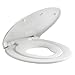 Produktbild Family Duroplast Single Button White WC Slow Soft Close Adult Child Potty Training Toilet Seat Top Fix Premium Quality The Plumbers Merchant by Generic