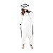 Produktbild Casa Pyjama Tieroutfit Schlafanzug Tier Onesies Sleepsuit mit Kapuze Erwachsene Unisex Overall Halloween Kostüm Jumpsuit