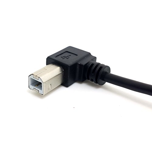 chenyang links gewinkelt USB 2.0 A männlich auf B männlich gewinkelt 90 Grad Drucker Kabel 50 cm - 4