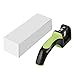 Produktbild Funnyrunstore Ergonomisch einfach zu bedienen Sicherer Griff Edelstahl 2 Klingen Küchenmesserschärfer-Werkzeug für Profikoch (grün)