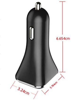 MTTLS Car chargerFast Dual USB Car Phone Charger, Voltage Meter Monitor USB Car Charger for Smartphone with Blue LED Voltage Amps and Internal