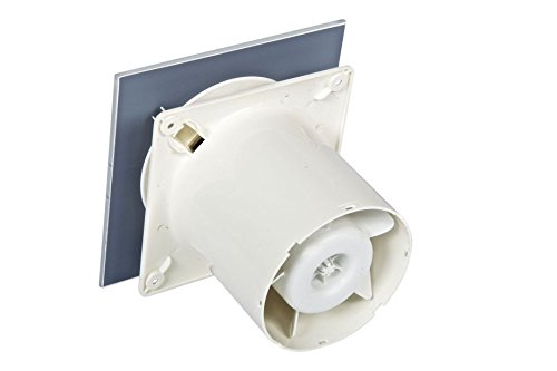 Ventilator Lüfter CATA E-100 GT mit Rückschlagklappe !!! Timer Nachlauf Glasfront stark 115 m3/h sehr leise 31dB energiesparend 8W Kugellager - 3
