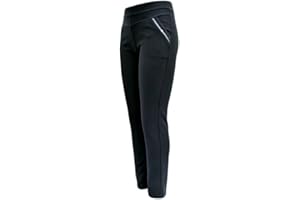 Sockenhimmel leichte Winterhose Damen gefüttert mit Polarfleece Stoffhose mit Gummibund Karo-Hose