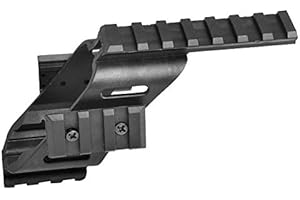 Tactical Area Montura de luz láser Universal Pistol Scope Sight con Quad 7/8 "Weaver & Picatinny Rail para Juegos G17 CS