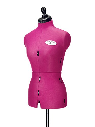 DEUBL Damen Schneiderpuppe verstellbar „CELINE MULTI“ (Gr.S/36-44) weiblicher Torso 8-teilig komplett einstellbar, Fünfpunkt Standfuß, Schneiderbüste mit 12 Verstellrädchen, inkl. Rockabrunder, extra Rückenlängenverstellung - 7