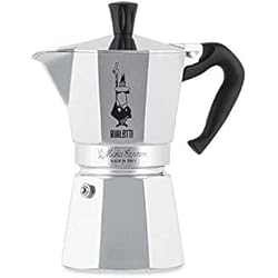 Bialetti 1162 Bialetti-1163-Moka Express-Cafetière Italienne, Aluminium, Argent, 6 Tasses