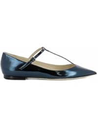 Jimmy Choo Mujer DARIAFLATMLEMIDNIGHTBLUE Azul Cuero Bailarinas