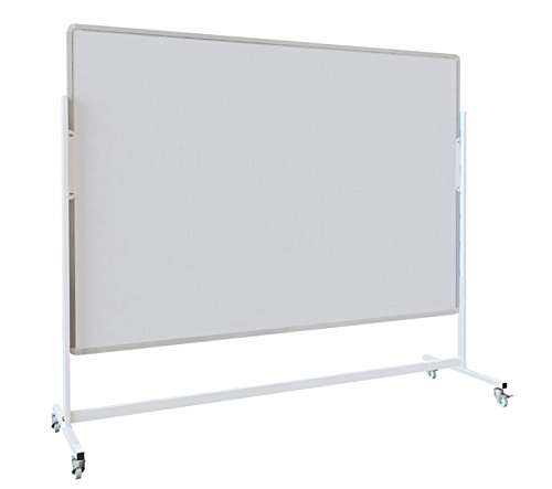 Mobile Writing Whiteboard Landscape Non-Magnetic 1800x1200mm