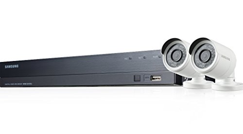Preisvergleich Produktbild Samsung SDH-B73023BFP Überwachungskit mit 4 Kanälen und 2 Kameras, Weiß
