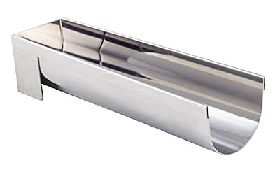 De Buyer 3206.30 Gouttière Démontable Ronde - Embouts Amovibles - ht. 6,5 cm - 30 x 8 cm