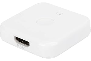 HDMI Distributor, Dual Way 2 In 1 Out/1 In 2 Out HD Split Screen Wide Compatibility HD Splitter with Audio & Video Synchroniz