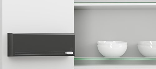 Emsa 515232 Folienschneider für 2 Folien, Wandmontage ohne Bohren, Anthrazit, Smart - 6