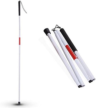 LPY-Folding Crutch Aluminum Alloy, Walking Sticks Suitable For Visually Impaired And Blind