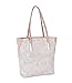 Produktbild SIX Damen Shopper, Handtasche, Umhängetasche, Tragetasche, Two-Tone, beige grau, goldene Details (726-170)