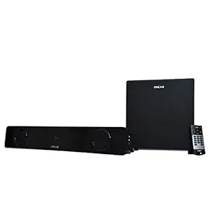 OSCAR OSC-CR-SBAR 6000W PMPO 2.1 Channel Digital Display, FM Radio, Bluetooth Enable Sbar (Black)