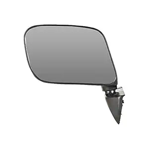 UNO MINDA RV-13003L Shatterproof Glass Rear View Mirror (Black)- Left Hand Side for Maruti Wagon R Type 2 and Type 3