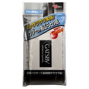 Gatsby Paper Powdered Oil Clear 70sheets