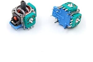 PETE FIELD 2 Pcs 3D Analog Joystick Thumb Stick Thumbstick Sensor Module Potentiometer for PS5 Controller Accessory Replacement