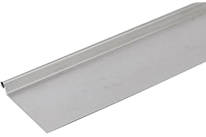 BRICO-TOITURE Bande de rive astragale ZINC - 2M - Dimension du profilé 333 mm