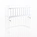 NSAuk BabyBay Convertible Siderail Cot (White)