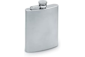 BEGOON Fiaschetta - Fiaschetta per whisky - Fiaschetta - Acciaio inossidabile (175 ml - Opaco)