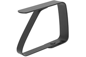 BuyWeek Klipsy do obrusu, 4 szt. 5 * 4 cm czarne antypoślizgowe zaciski do obrusu ze stali nierdzewnej