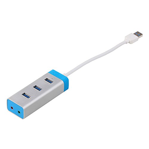 i-tec USB 3.0 HUB 3 Port Metal with Audio Adapter für Notebook Ultrabook Tablet, Windows Mac Linux - 2