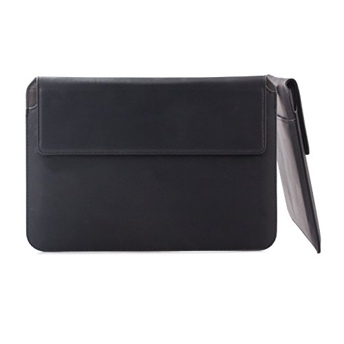 Apple iPad Air 2 Case | Samsung Galaxy Tab S3 und S2 9.7 Tasche | passend für 8.0 bis 10.1 Zoll Tablets | Puppy Optik schwarz | iCues Piquante Etui | weitere Leder-Imitat – und Farbvarianten verfügbar | universelle Schutz-Hülle mit Geschenk-Box - 5