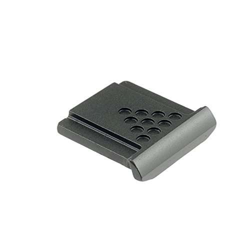 DSLRKIT Metal Universal Hot Shoe Cover for Canon Nikon Pentax Fuji Camera  Black