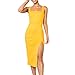 Produktbild Kleider Damen, Marlene Frauen Elegant Sling Split Tube Top Kleid Minikleid Abend Party Cocktailkleid Damenkleider