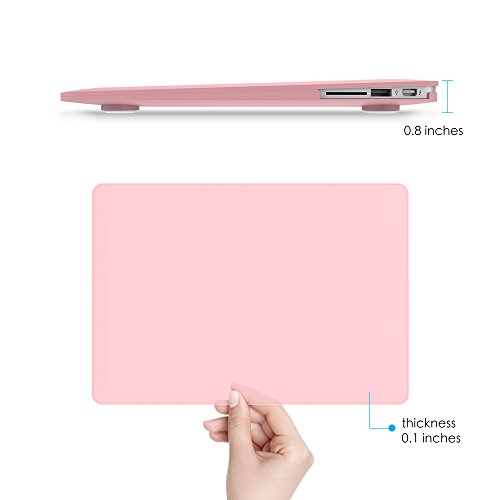ibenzer – Soft-Touch-Kunststoff HardCase Schutzhülle FÜR ALLE MacBooks/MacBook Air 33,8 cm/Air 27,9 cm/MacBook Pro 33 cm/MacBook Retina 33 cm/Retina 38,1 cm/Retina 30,5 cm - 4