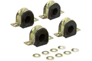 Daystar, Jeep XJ Cherokee Lenkgummis aus Polyurethan, 25 mm, passend für Cherokee und Comanche 1984 bis 2001 2/4WD, KJ05006BK, hergestellt in Amerika, Schwarz