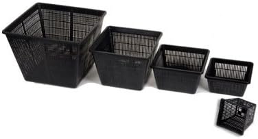Heron X-Large Square Pond Planting Baskets - Garden/Pond Planting - Packs of 3, 6 & 12 (6)