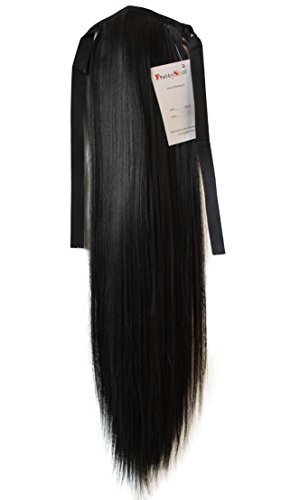 PRETTYSHOP 24" Hair Piece Clip on Ponytail Extension Long Wavy Heat-Resisting HC14