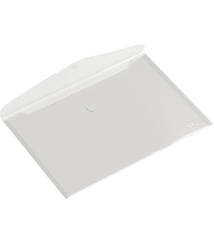 Pochette Porte Documents A5 Avec Fermeture En Velcro (Lot De 10)horizontalen Polypropylène190461