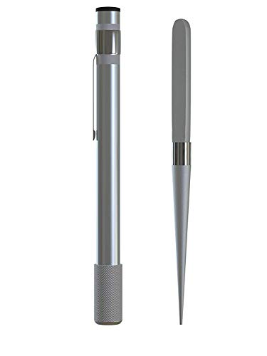 Afilador de cuchillos de bolsillo - Piedra de Afilar de Diamante en forma de Boligrafo ideal para Afilar Cuchillos de Cocina, Cuchillos Dentados, Navajas, Tijeras, Anzuelos y Herramientas de Jardín