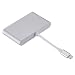 Produktbild ZN&Z USB 3.1 Typ-C HDMI Hub 4k HDMI Gigabit Netzwerk Anschluss USB-C Ladeanschluss USB 3.0 Buchse 4 Port Adapter NIC RJ45 Konverter- Typ C Multiport in Silber