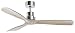 Produktbild PERENZ 7142CL Deckenventilator ohne Licht Durchmesser 130 cm Fernbedienung Chrom