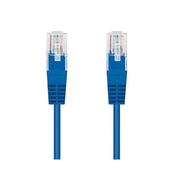 NanoCable 10.20.0401-BL - Cable de red Ethernet RJ45 Cat.6 UTP AWG24, 100% cobre, Azul, latiguillo de 1mts - Image 3
