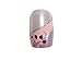 Nadeco Designed Lilac/Pink Diagonal Print & Crystals Full Cover False Nails 24
