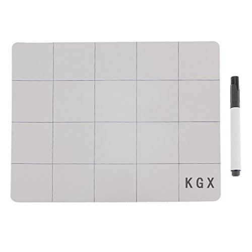 MagiDeal Wiederbeschreibbare Anti Rutsch Oberfläche Magnetische Projekt Matte Mit Marker Stift für Iphone