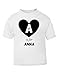 Heart Letter Is For Name Cute Personalised Any Name Any Text Custom Kids T Shirt 2-3 YEARS WHITE Toddler Sizes Childrens Top