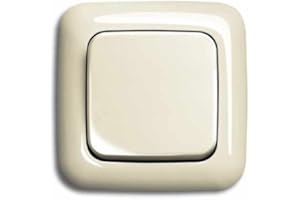 BUSCH-JAEGER Arbusto-Jaeger Komplett-Set Serie Duro 2000 como botón interruptor de la luz o de interruptores de palanca