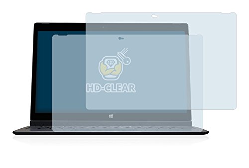 2x BROTECT HD-Clear Displayschutzfolie Dell Latitude 12 7275 Schutzfolie Folie – Klar, Anti-Fingerprint - 2